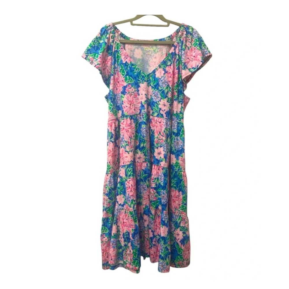 Lilly Pulitzer NWOT Kawai Flutter Sleeve Dress - Size XS